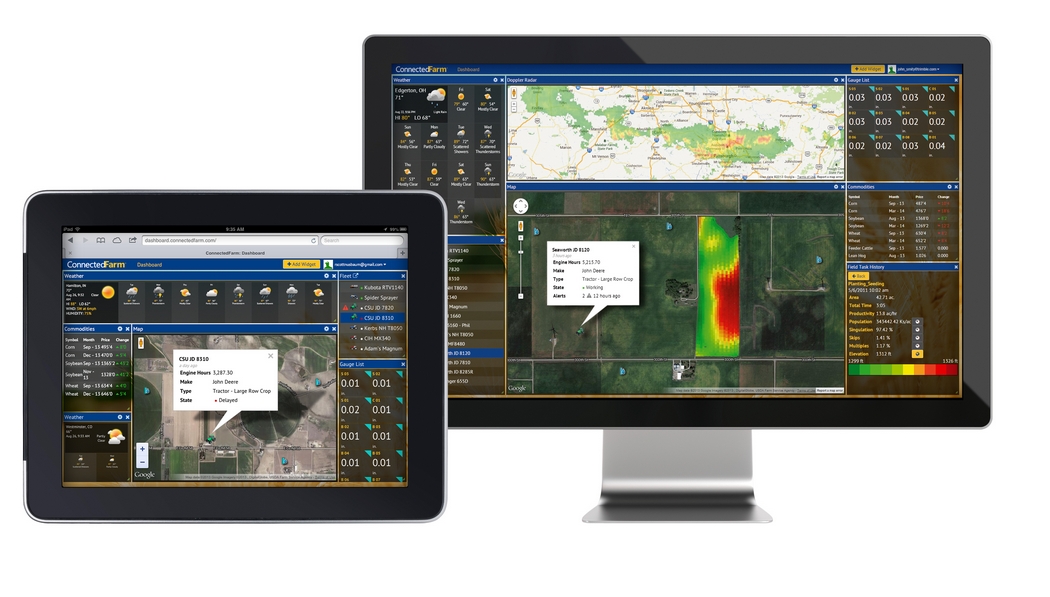 Trimble intègre la notion de pluies utiles dans sa solution Connected Farm