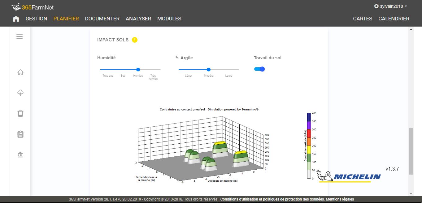 Michelin intègre la plateforme 365FarmNet via une application dédiée au calcul de la pression des pneus